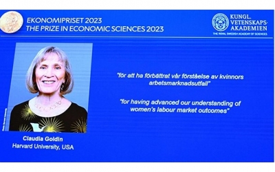 نوبل الاقتصاد للأميركية كلوديا غولدين