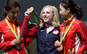 أول ذهبية أولمبية من نصيب الأميركية ثراشر