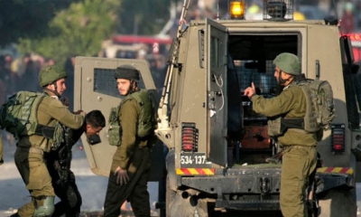 الضفة الغربية.. جيش الإحتلال الإسرائيلي يعتقل 26 فلسطينيا