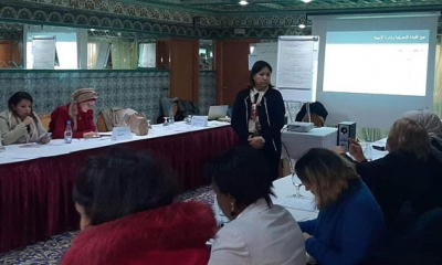 رابطة الناخبات تقدم أنشطة في إطار مشروع " تمكين النساء لادوار الريادة "