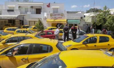 الاتحاد التونسي للتاكسي الفردي: انطلاق الاضراب المفتوح بتونس الكبري