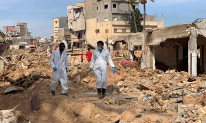 الصليب الأحمر: الوضع الانساني في المناطق التي ضربتها الفيضانات في ليبيا&quot; حرج&quot;