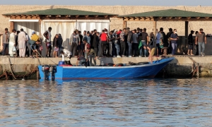 3000 مهاجر في مركز الايواء بلامبدوزا
