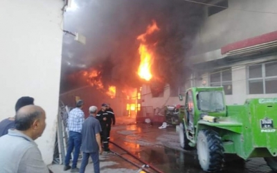 المنستير  إخماد حريق اندلع بمصنع Sotufab meuble
