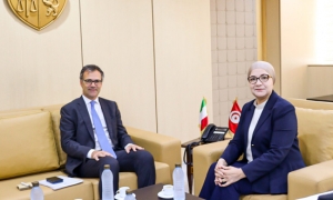 وزيرة العدل تستقبل سفير إيطاليا بتونس