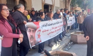 جلسة جديدة في قضية اغتيال شكري بلعيد:  وقفة احتجاجية لهيئة الدفاع وحزب الوطد يُطالب بالتسريع في كشف الحقيقة