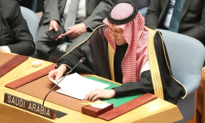 السعودية: نرفض ربط الحرب الإسرائيلية على غزة بذريعة الدفاع عن النفس