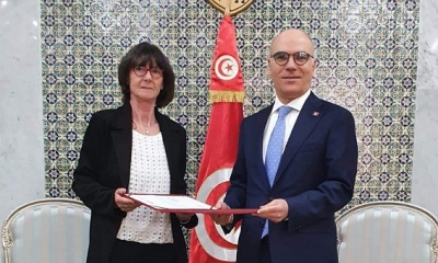 وزير الخارجية يتسلم رسالتي تقديم الممثلين الجديدين لمفوضية اللاجئين واليونيسيف بتونس