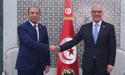 وزير الخارجية يستقبل رئيس مجلس الأعمال التونسي-الافريقي