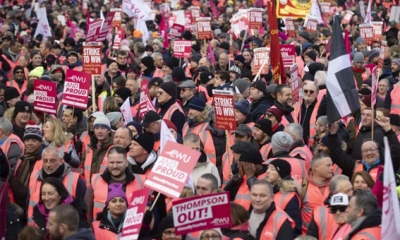 اليوم أضخم إضراب عمال في بريطانيا