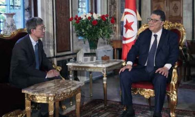 رئيس مجلس نواب الشعب يستقبل سفير جمهورية الصين الشعبية بتونس