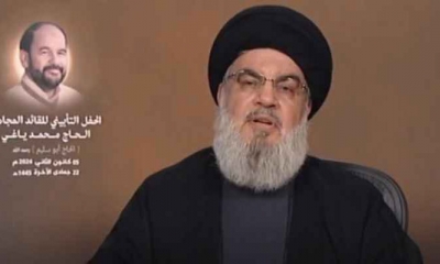 نصر الله: حزب الله نفذ نحو 670 عملية عسكرية على حدود لبنان مع إسرائيل منذ 8 أكتوبر