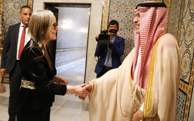 رئيسة الحكومة تستقبل وزير المالية بالمملكة العربية السعودي