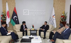 ليبيا:  تأكيد ياباني على دعم مفوضية الانتخابات وإنهاء المرحلة الانتقالية