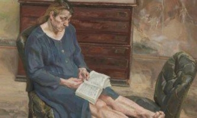 لوحة لوسيان فرويد  التي رسم فيها ابنته فى المزاد العالمى