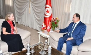 وزير الدّاخليّة يستقبل سفيرة كندا بتونس