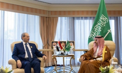 وزير خارجية السعودية ونظيره السوري يبحثان الوضع في دمشق والمنطقة