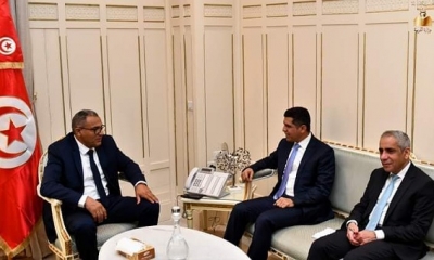 لقاء وزير التربية مع سفير سلطنة عمان بتونس