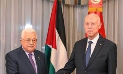 خلال لقائه بمحمود عباس : رئيس الجمهورية يؤكد بأن القضية الفلسطينية ستظل القضية المركزية