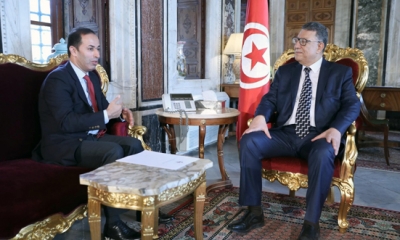 التطورات الأخيرة في الأراضي الفلسطينية محور لقاء رئيس البرلمان مع سفير الأردن بتونس