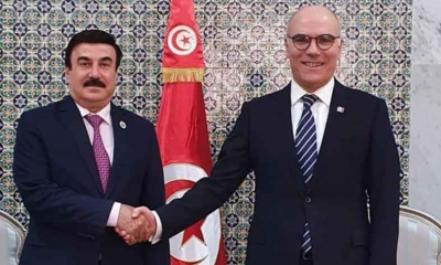 وزير الشّؤون الخارجيّة يلتقي بالقائم بأعمال سفارة جمهورية العراق بتونس