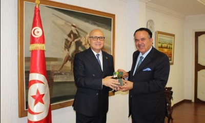 وزير الفلاحة يستقبل سفير دولة قطر في تونس