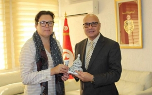 وزير الفلاحة يلتقي الممثلة المقيمة لبرنامج الأمم المتحدة الإنمائي في تونس