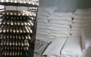 ضبط مخبزة مصنفة  بحي التضامن، بصدد صنع خبز رفيع باستعمال الفارينة المدعمة