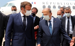 الرئيس الفرنسي في زيارة إلى بيروت الجريحة: ماكرون: «لبنان لن يبقى وحيدا»