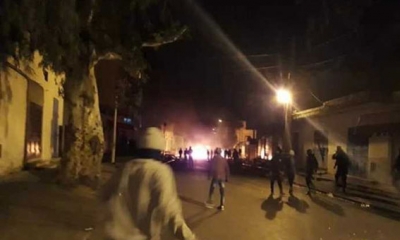 حي النور في القصرين:  كر وفر بين الوحدات الأمنية والاهالي