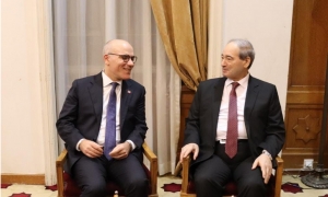 وزير الخارجية يلتقي بنظيره السوري