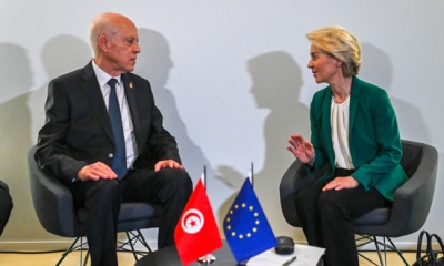 رئيس الدولة يتحادث في باريس مع رئيسة المفوضية الاوروبية