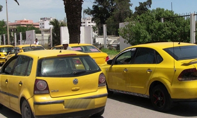 اضراب سائقي التاكسي الفردي في تونس الكبرى