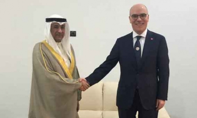 وزير الخارجية يلتقي أمين عام مجلس التعاون لدول الخليج العربية