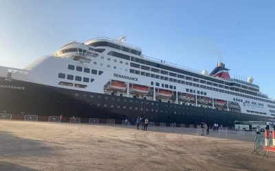 رسو سفينة سياحية بميناء صفاقس قادمة من مالطا