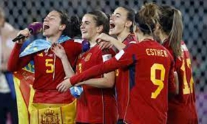 المنتخب الاسباني يتوج بكأس العالم سيدات