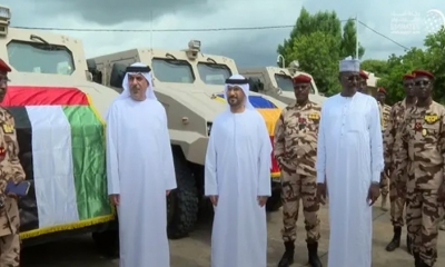 الإمارات تدعم تشاد بآليات عسكرية