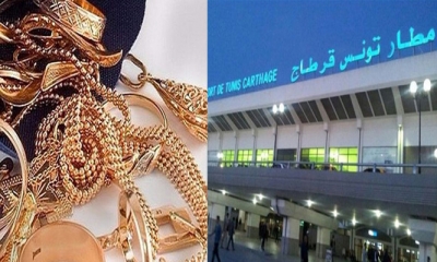 مطار تونس قرطاج حجز 2881 غرام من الذهب المُهرب لدى 03 مسافرات أجانب