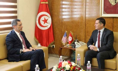 وزير النقل يستقبل سفير الولايات المتحدة الأمريكية بتونس