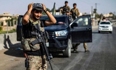 اشتباكات في شمال سوريا بين مقاتلين أكراد وآخرين مدعومين من تركيا
