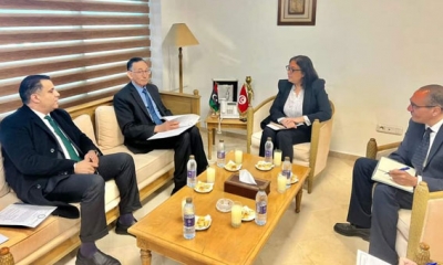 لقاء وزيرة التجارة وتنمية الصادرات ووزير الاقتصاد والتجارة الليبي