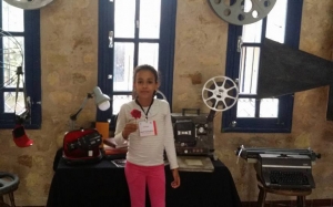 ايثار هلال أصغر المواكبات لملتقى الجنوب: طفلة تعشق الفنون