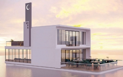 دبي تطلق مشروع أول مسجد عائم بالعالم