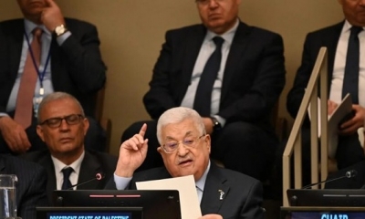 الرئيس الفلسطيني يطالب بـ"تعليق عضوية" إسرائيل في الأمم المتحدة