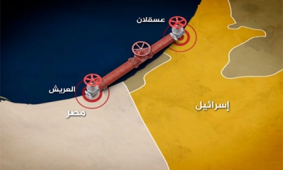 خط غاز جديد بين مصر وإسرائيل