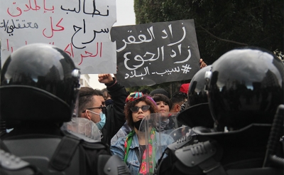 شارع الحبيب بورقيبة بالعاصمة : عودة الغضب