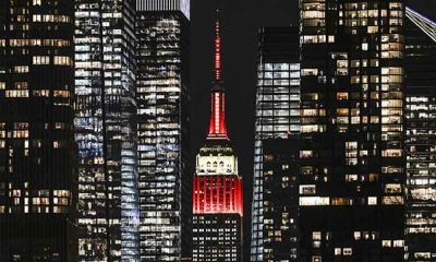 إضاءة برج "إمباير ستيت" في نيويورك بالعلم التركي