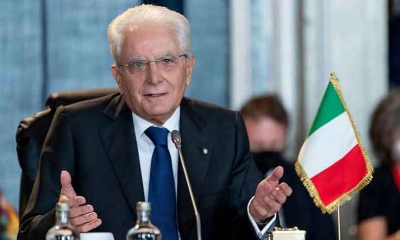 الرئاسة الإيطالية: الرئيس ماتاريلا يستقبل زيلينسكي في روما غدا