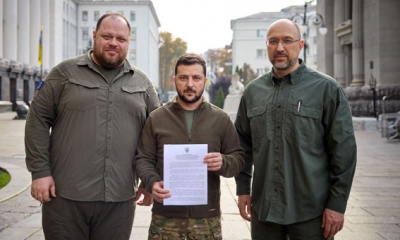 أوكرانيا تطلب الحصول على عضوية «عاجلة» في حلف «الناتو»