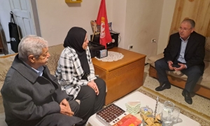 الطبوبي يزور عائلة أنيس الكعبي